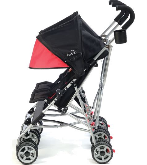 Kolcraft Cloud Double Umbrella Stroller - Scarlett Red