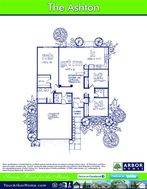 Arbor Homes Floor Plans | plougonver.com