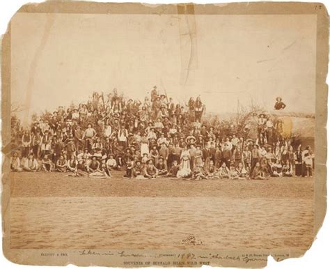 Buffalo Bill’s Wild West Show cast photograph, 1887 | MATTHEW'S ISLAND