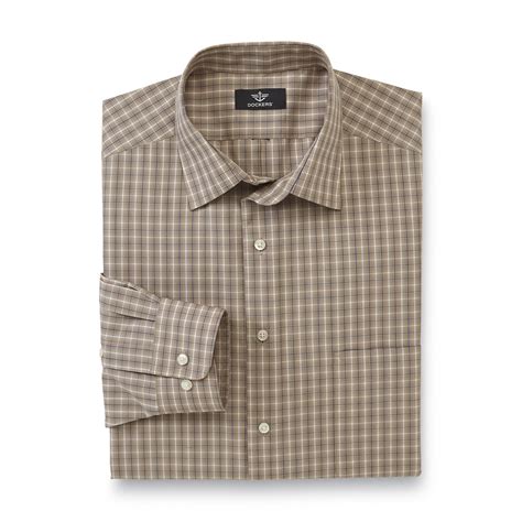 Dockers Men's Classic Fit Dress Shirt - Plaid - Clothing - Men's ...