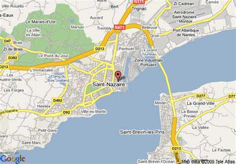 Saint Nazaire Map