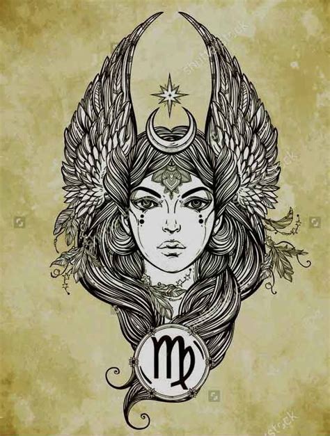 61+ Best Virgo Tattoos (Zodiac Sign, Constellation Symbol) Designs ...