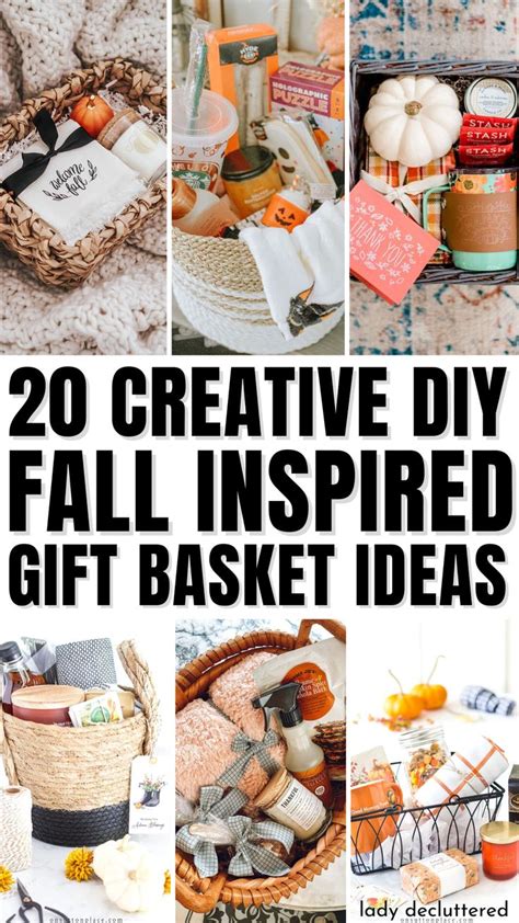 20 Creative DIY Fall Gift Basket Ideas | Fall gift baskets, Fall gifts, Coffee gift baskets