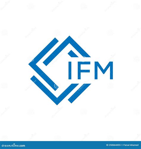 IFM Letter Logo Design on White Background. IFM Creative Circle Letter ...