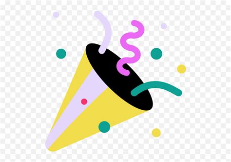 Confetti Emoji Transparent Cartoon - Party Popper Gif,Confetti Emoji ...