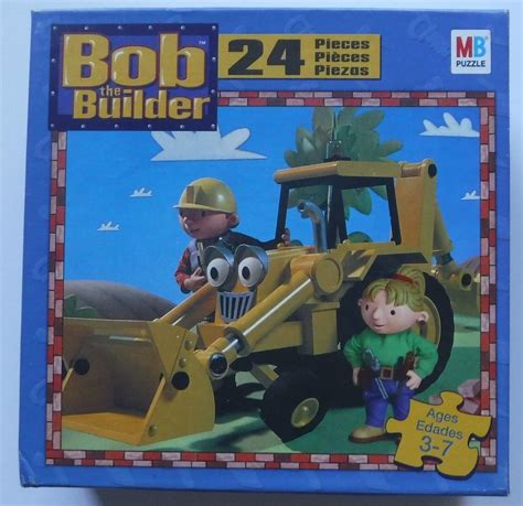 Bob the Builder Bulldozer 24 Piece Jigsaw Puzzle Complete Factory Sealed - Jigsaw