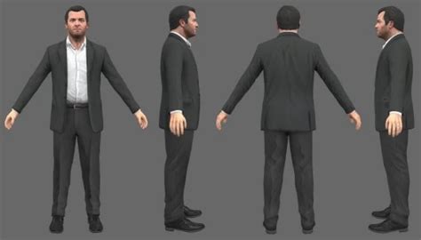 GTA V Michael Townley (or "de Santa") [3D Models]