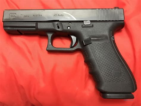 GLOCK G21 GEN4 4.61" 13+1 .45 ACP LE TRADE IN USED PISTOL W/ NIGHT ...