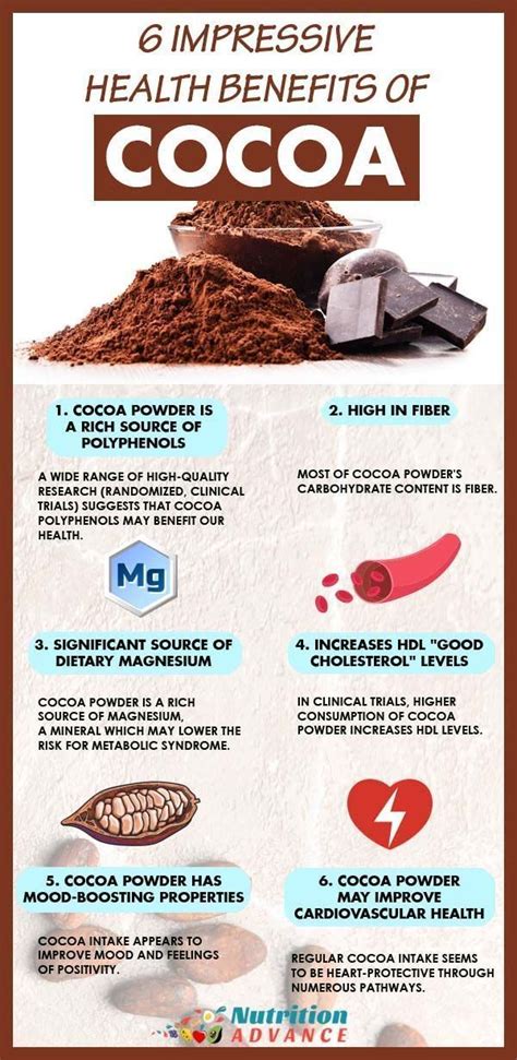 6 Impressive Health Benefits of Cocoa | Cocoa has many health benefits - some of these include ...