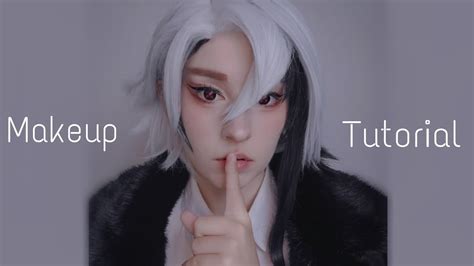 [Genshin Impact] Arlecchino Cosplay Makeup Tutorial (by Luxxinferni) - YouTube