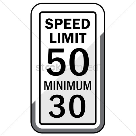 Speed Limit Sign Vector at Vectorified.com | Collection of Speed Limit ...