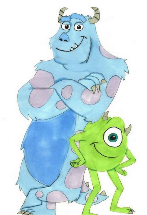 Mike and Sully by madiquin185 on DeviantArt