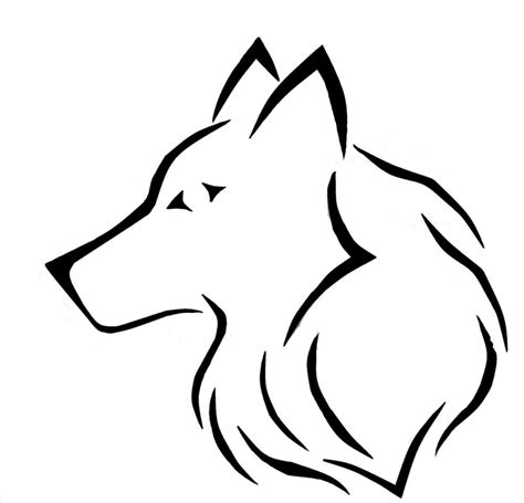 Howling Wolf Head Drawing | Free download on ClipArtMag