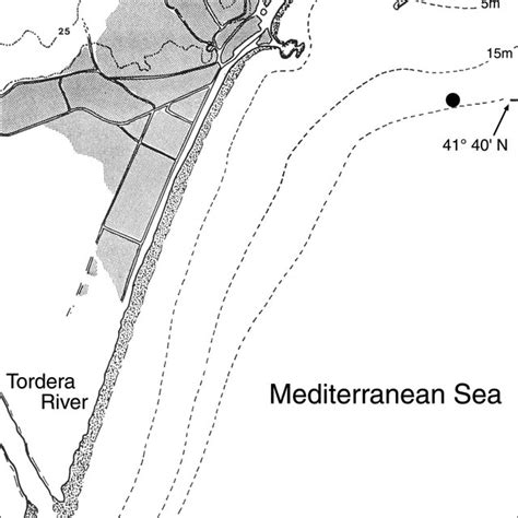 Map of the coastal area in Blanes, Catalunya, Spain (NW Mediterranean)... | Download Scientific ...