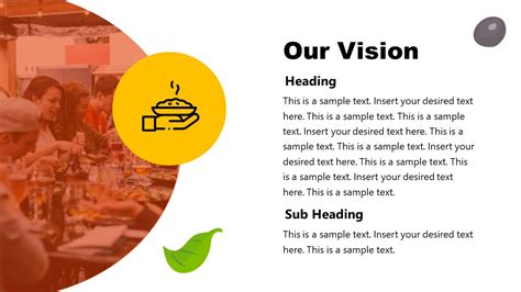 Vision Slide for Restaurant Pitch Presentation - SlideModel