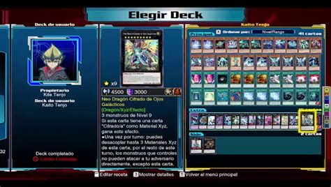 Yu-Gi-Oh! Link Evolution Español - Kaito Deck Profile (Anime, Manga y ...