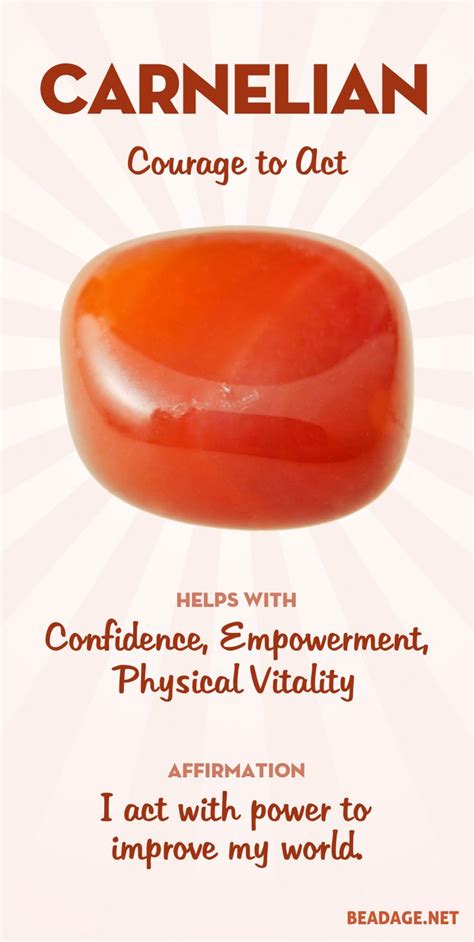 Carnelian Meaning and Properties in 2020 | Crystal healing stones, Spiritual crystals, Carnelian