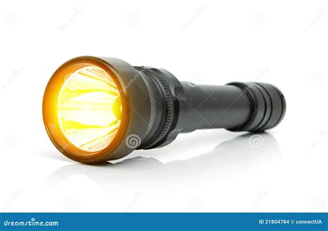 LED electric torch stock photo. Image of sunbeam, isolated - 21804784