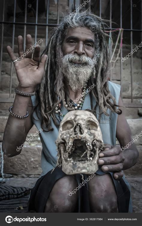 Varanasi India March 2017 Aghori Sadhus Devotes God Shiva Use – Stock Editorial Photo ...