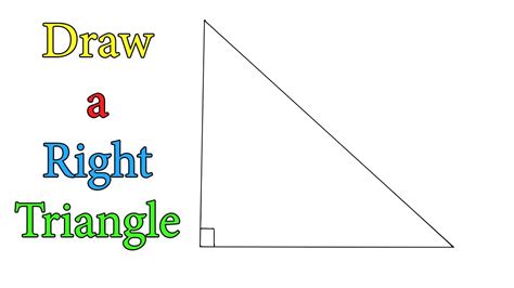 How To Draw A Right Angled Triangle - Devicestructure13