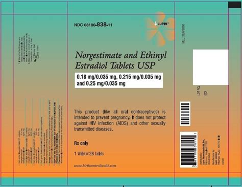 Norgestimate and Ethinyl Estradiol - FDA prescribing information, side ...