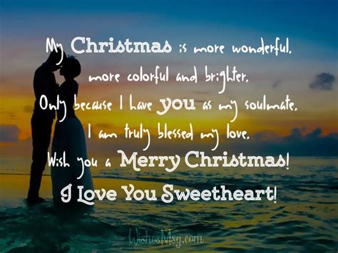 Christmas Wishes for Girlfriend - Romantic Christmas Messages | WishesMsg