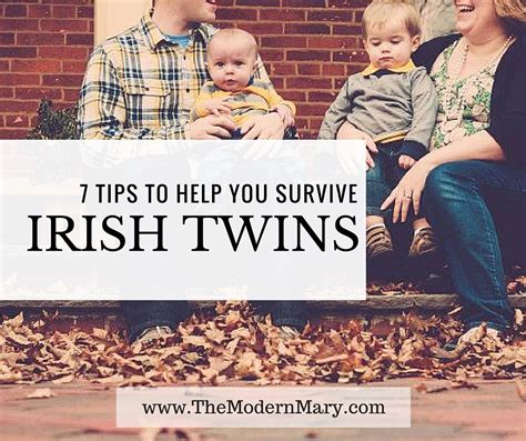 How I Survived Irish Twins-and You Can too - The Modern Mary