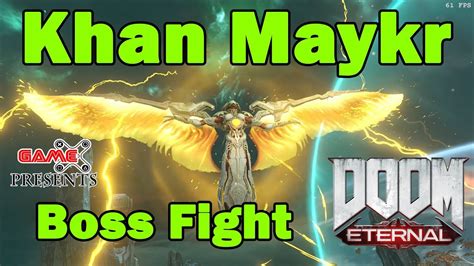 DOOM Eternal - Khan Maykr Boss Fight (Ultra Violence) - YouTube