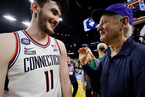 Bill Murray Cheers on Son Luke During March Madness Championship Win