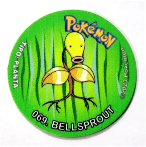 TAZO POKEMON EC1 #069 SHINY BELLSPROUT 2023 Kanto PERU South America Flips Taps $6.29 - PicClick