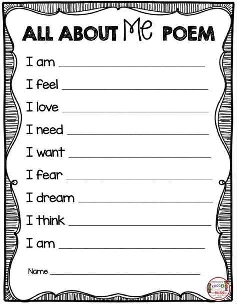 Poetry writing unit for primary grades – Artofit