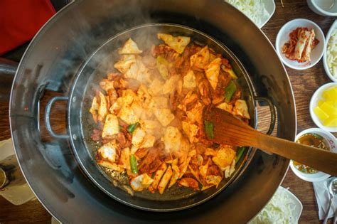 Korean Spicy Chicken Stir Fry (닭갈비) : Korea Trip Vlog 3 | Chef Julie Yoon