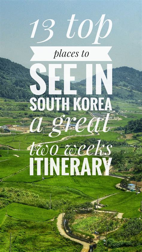 South Korea Trip Itinerary: Off-The-Beaten-Path Budget Travel | Korea ...