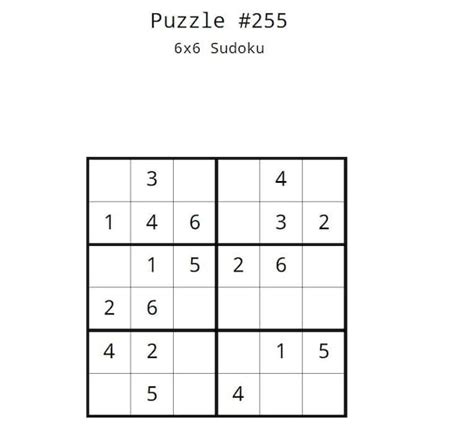 Printable PDF Easy Sudoku For Kids 6x6 400 Children Puzzles Hong Kong | ubicaciondepersonas.cdmx ...