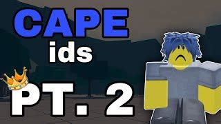 COOL CAPE IDS TO USE!! PT. 1 | Roblox The Strongest Bat... | Doovi