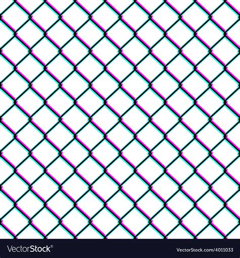 Chain-link fence seamless pattern Royalty Free Vector Image