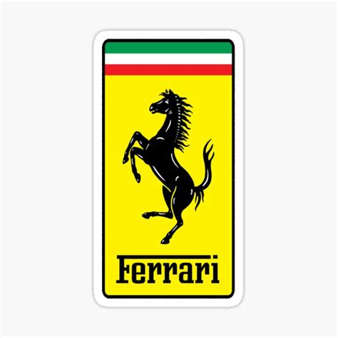 Ferrari Stickers | Redbubble