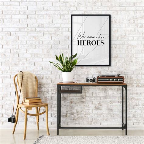 Poster We can be Heroes | wall-art.de