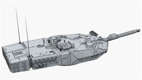 3D German Leopard 2a6 Turret - TurboSquid 1486768