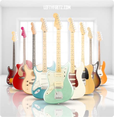 Fender Left Handed Guitars & Basses 2024 - The Full Range!