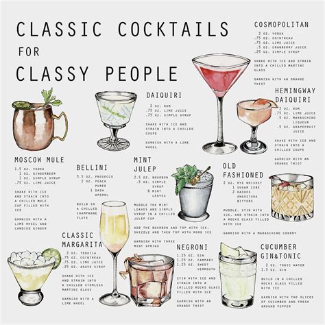CLASSIC COCKTAILS, BY STINE NYGARD | Alcohol drink recipes, Drinks alcohol recipes, Alcohol recipes