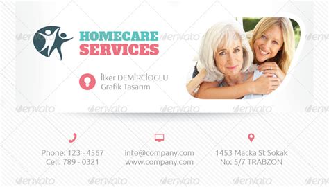 Home Care Business Card Templates, Print Templates | GraphicRiver