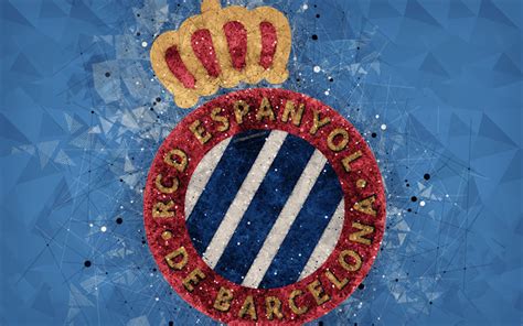 Download wallpapers RCD Espanyol, 4k, creative logo, Spanish football club, Barcelona, Spain ...