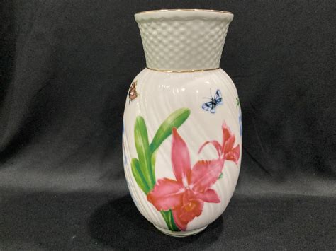 Orchid Medley Vase Burton and Burton Vase Hand Painted - Etsy