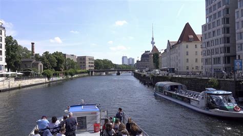 Boat tour on Spree river in Berlin 4k Stock Video Footage 00:22 SBV ...