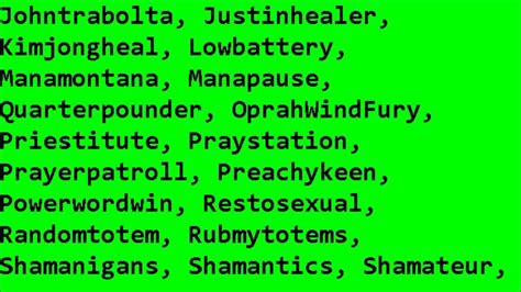 Funny shaman names - YouTube