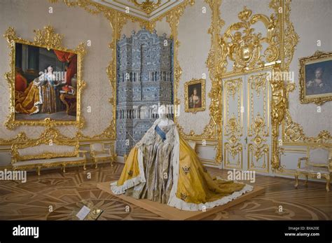 Tsarskoye Selo Summer Palace interior St Petersburg Russia Stock Photo ...