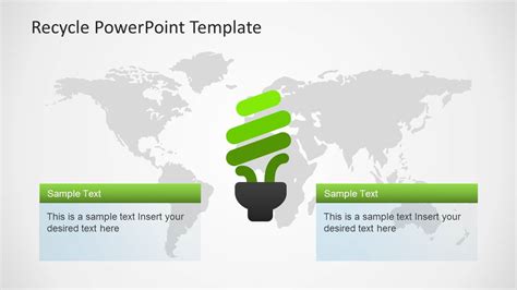 Eco Friendly PowerPoint Template with Recycle Icons - SlideModel