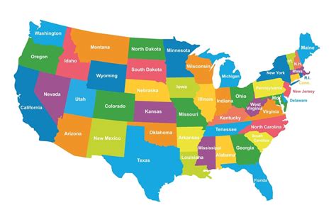 Download Map Usa States 50 States Free Vector - Www