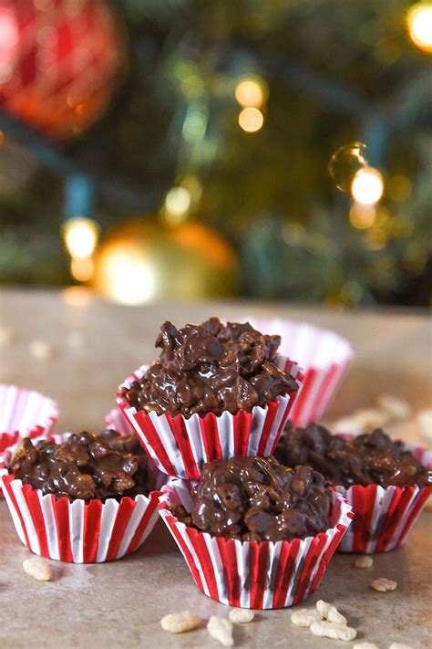 Chocolate Peanut Butter Balls Rice Krispies - Courtney's Sweets